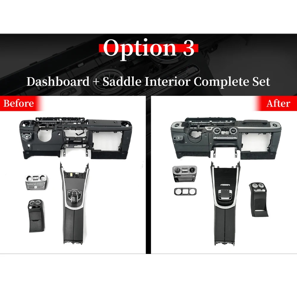 W464 Upgrade to W465 Interior Body Kit Solutions W465 Center Console Dashboard Central Touch Pad Interior Auto Parts Options